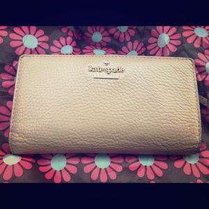 Tan Leather Kate Spade Wallet
